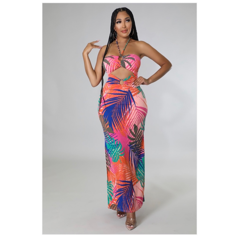 NWT Maxi Dress Backless Available in S-M-L 3/$30